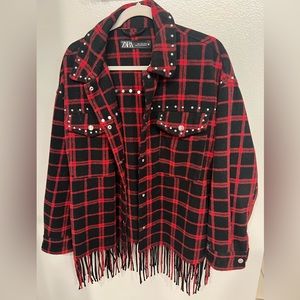Zara Plaid Jacket